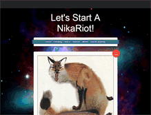 Tablet Screenshot of nikariot.tumblr.com