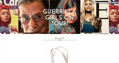 Desktop Screenshot of guerrillagirlsontour.tumblr.com