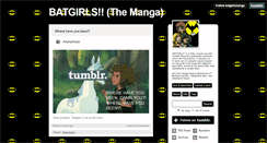 Desktop Screenshot of batgirlsmanga.tumblr.com