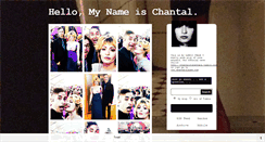 Desktop Screenshot of hifromchantal.tumblr.com