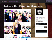 Tablet Screenshot of hifromchantal.tumblr.com