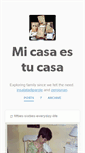 Mobile Screenshot of micasaestucasa.tumblr.com