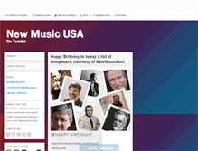 Tablet Screenshot of newmusicusa.tumblr.com