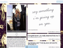 Tablet Screenshot of ilovelaurenalaina.tumblr.com