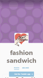 Mobile Screenshot of fashionsandwich.tumblr.com