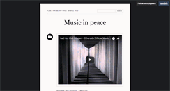 Desktop Screenshot of musicinpeace.tumblr.com