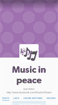 Mobile Screenshot of musicinpeace.tumblr.com