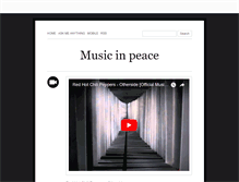 Tablet Screenshot of musicinpeace.tumblr.com