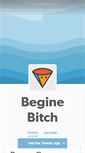 Mobile Screenshot of begonebitch.tumblr.com