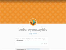 Tablet Screenshot of beforeyousayido.tumblr.com