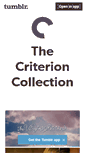 Mobile Screenshot of criterioncollection.tumblr.com