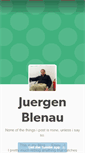 Mobile Screenshot of juergenblenau.tumblr.com