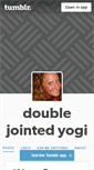 Mobile Screenshot of doublejointedyogi.tumblr.com