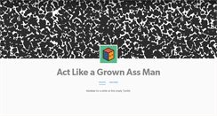 Desktop Screenshot of grownassman.tumblr.com