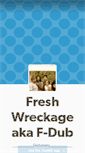 Mobile Screenshot of freshwreckage.tumblr.com