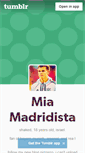 Mobile Screenshot of miamadridista.tumblr.com