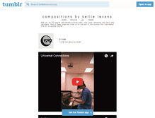 Tablet Screenshot of kellielevensmusic.tumblr.com