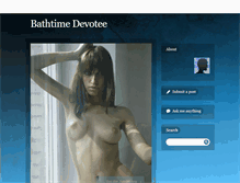 Tablet Screenshot of bathtimedevotee.tumblr.com