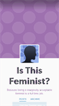 Mobile Screenshot of isthisfeminist.tumblr.com