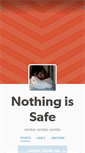 Mobile Screenshot of nothingissafe.tumblr.com