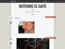 Tablet Screenshot of nothingissafe.tumblr.com