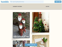 Tablet Screenshot of handmadechristmas.tumblr.com