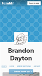 Mobile Screenshot of brandondayton.tumblr.com