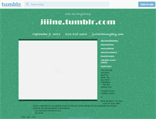 Tablet Screenshot of jiiing.tumblr.com