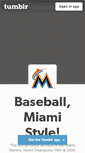 Mobile Screenshot of marlins.tumblr.com