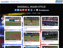 Tablet Screenshot of marlins.tumblr.com