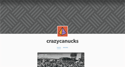 Desktop Screenshot of crazycanucks.tumblr.com