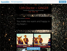 Tablet Screenshot of gingerdoctor.tumblr.com