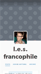 Mobile Screenshot of les-francophile.tumblr.com