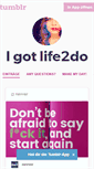 Mobile Screenshot of life2do.tumblr.com