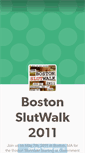 Mobile Screenshot of bostonslutwalk2k11.tumblr.com