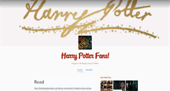 Desktop Screenshot of harrypotterfans.tumblr.com