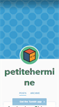 Mobile Screenshot of petitehermine.tumblr.com