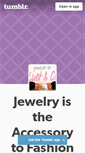 Mobile Screenshot of jewelrybyluetandco.tumblr.com