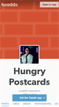 Mobile Screenshot of hungrypostcards.tumblr.com