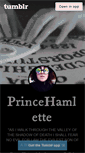 Mobile Screenshot of princehamlette.tumblr.com