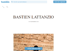 Tablet Screenshot of bastienlattanzio.tumblr.com