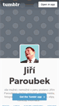 Mobile Screenshot of paroubek.tumblr.com