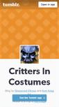 Mobile Screenshot of crittercostumes.tumblr.com