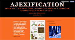 Desktop Screenshot of ajexification.tumblr.com