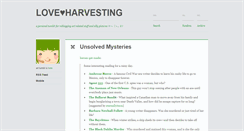 Desktop Screenshot of loveharvesting.tumblr.com