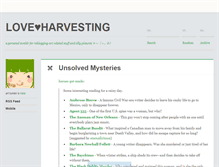 Tablet Screenshot of loveharvesting.tumblr.com