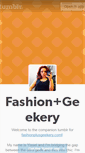 Mobile Screenshot of fashionplusgeekery.tumblr.com