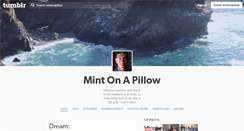 Desktop Screenshot of mintonapillow.tumblr.com