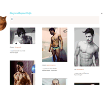 Tablet Screenshot of piercedguys.tumblr.com
