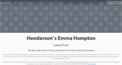 Desktop Screenshot of emmahampton.tumblr.com